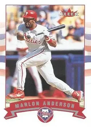 2002 Fleer #33 - Marlon Anderson - Philadelphia Phillies