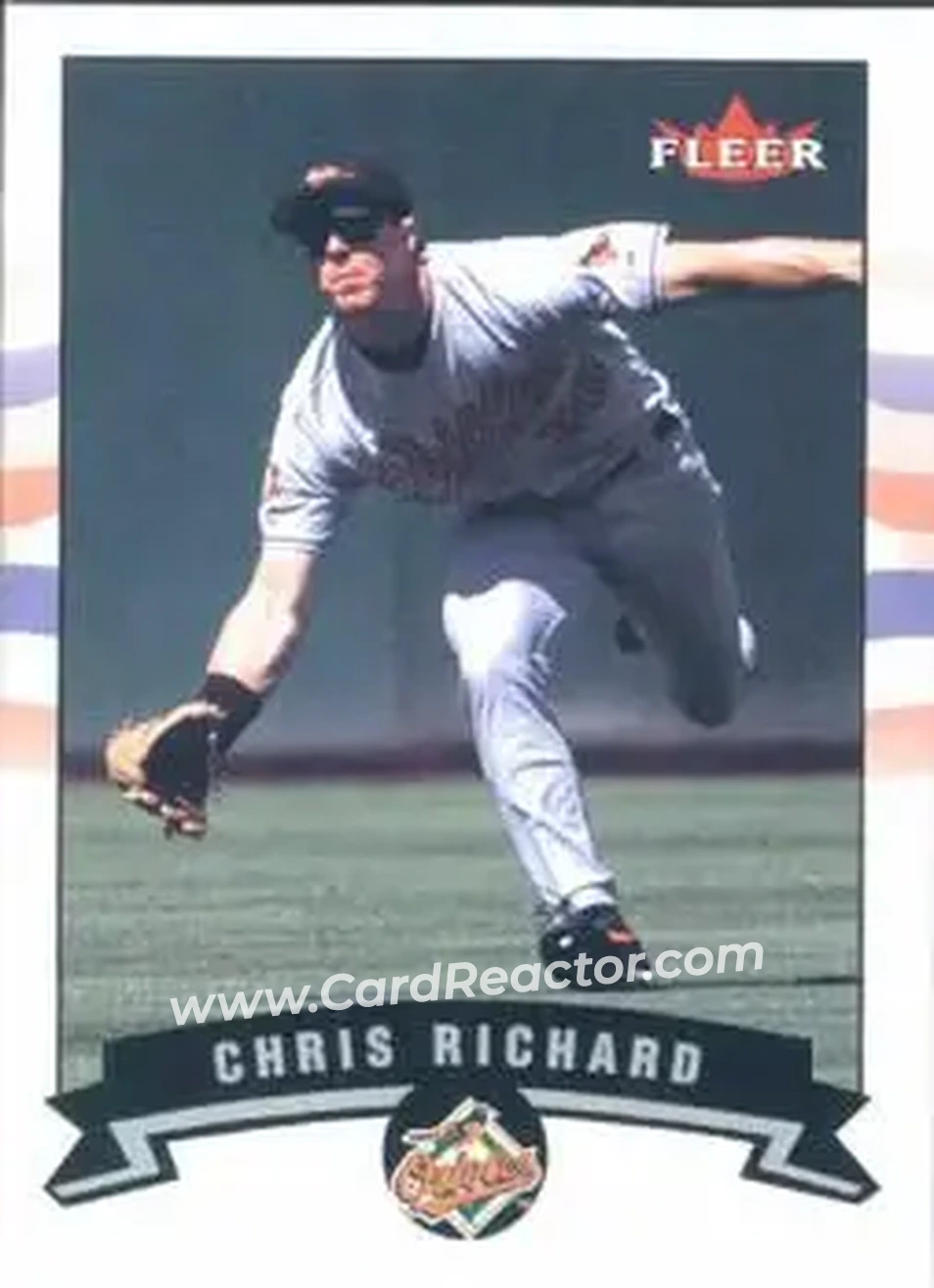 2002 Fleer #35 - Chris Richard - Baltimore Orioles - Front