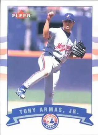 2002 Fleer #42 - Tony Armas, Jr. - Montreal Expos