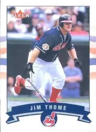 2002 Fleer #47 - Jim Thome - Cleveland Indians