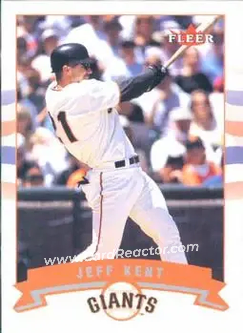2002 Fleer #53 - Jeff Kent - San Francisco Giants - Front