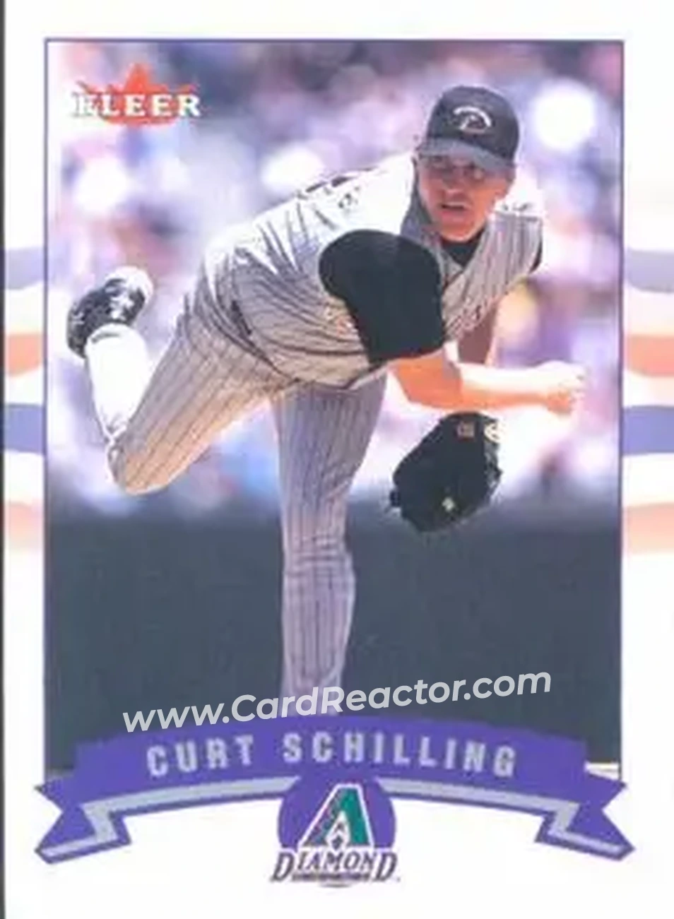 2002 Fleer #54 - Curt Schilling - Arizona Diamondbacks - Front 2002 Fleer #54 - Curt Schilling - Arizona Diamondbacks - Front