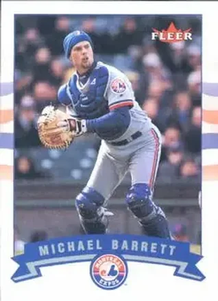 2002 Fleer #61 - Michael Barrett - Montreal Expos
