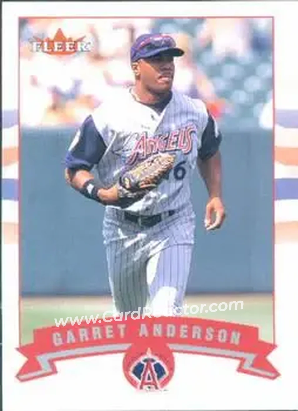 2002 Fleer #62 - Garret Anderson - Anaheim Angels - Front