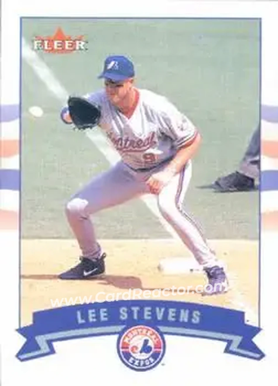 2002 Fleer #74 - Lee Stevens - Montreal Expos - Front 2002 Fleer #74 - Lee Stevens - Montreal Expos - Front