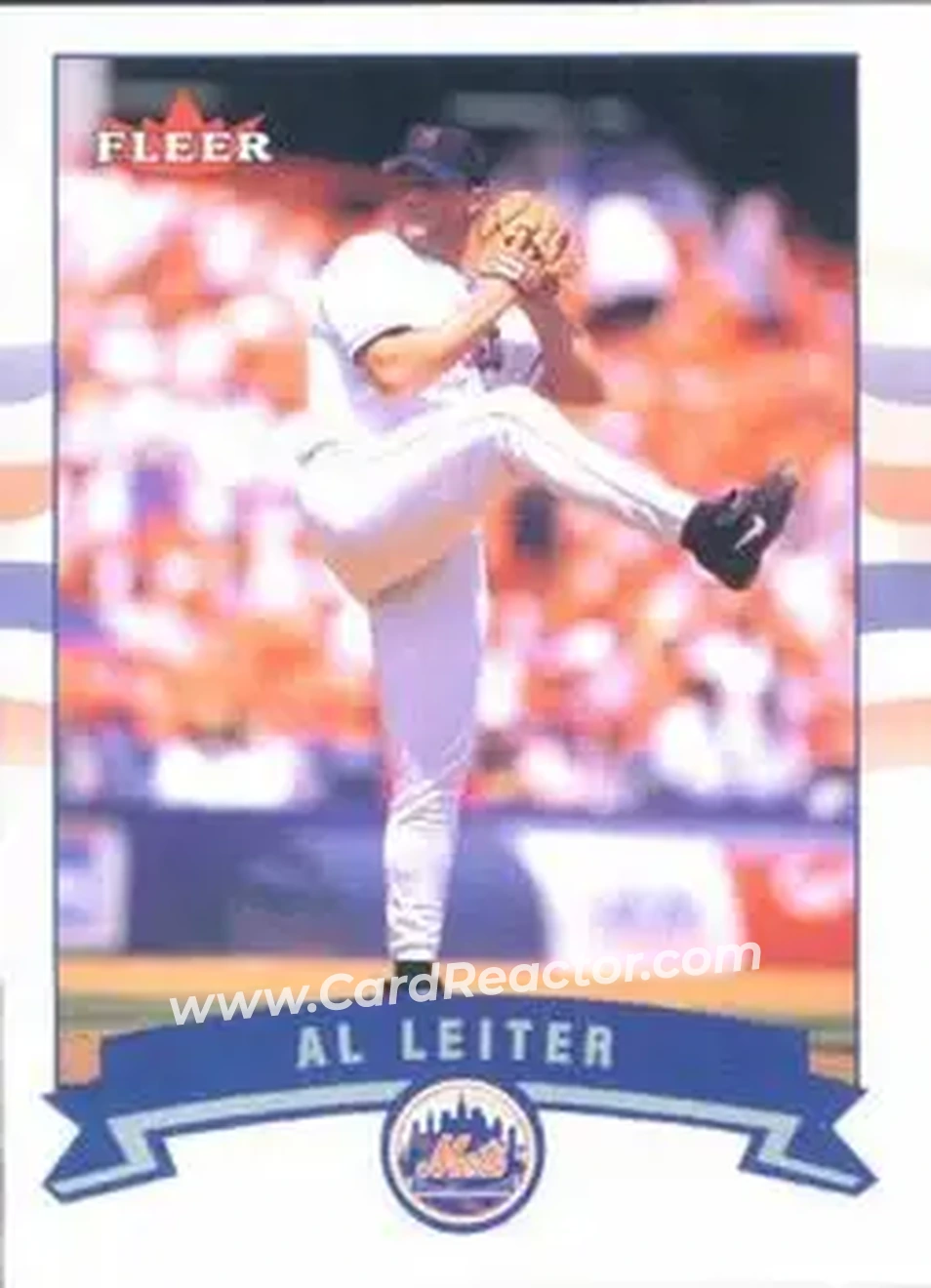 2002 Fleer #76 - Al Leiter - New York Mets - Front