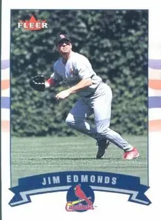 2002 Fleer #77 - Jim Edmonds - St. Louis Cardinals