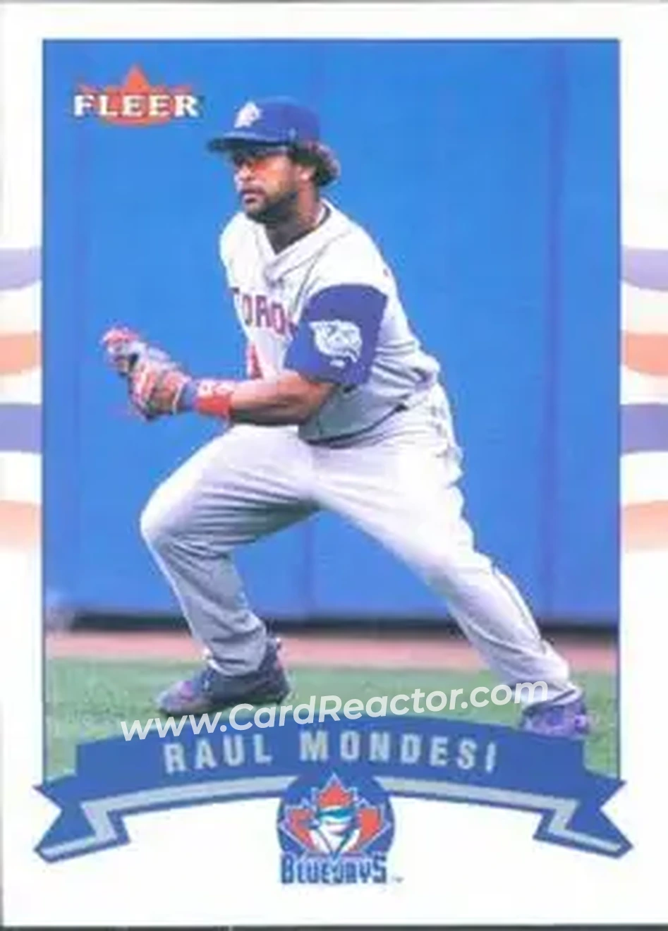 2002 Fleer #79 - Raul Mondesi - Toronto Blue Jays - Front