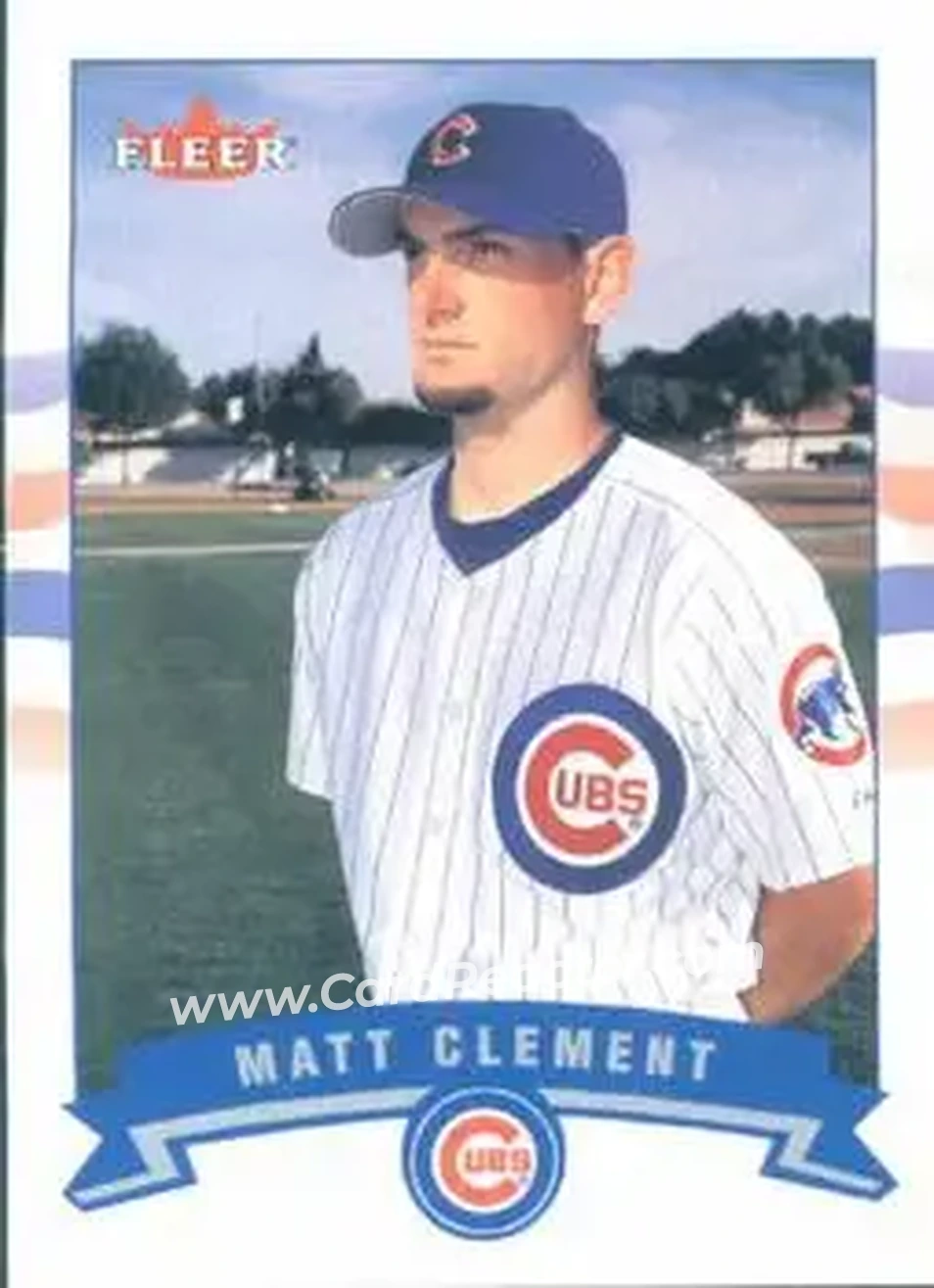 2002 Fleer #81 - Matt Clement - Chicago Cubs - Front 2002 Fleer #81 - Matt Clement - Chicago Cubs - Front