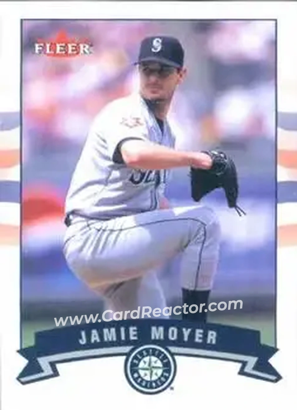 2002 Fleer #83 - Jamie Moyer - Seattle Mariners - Front