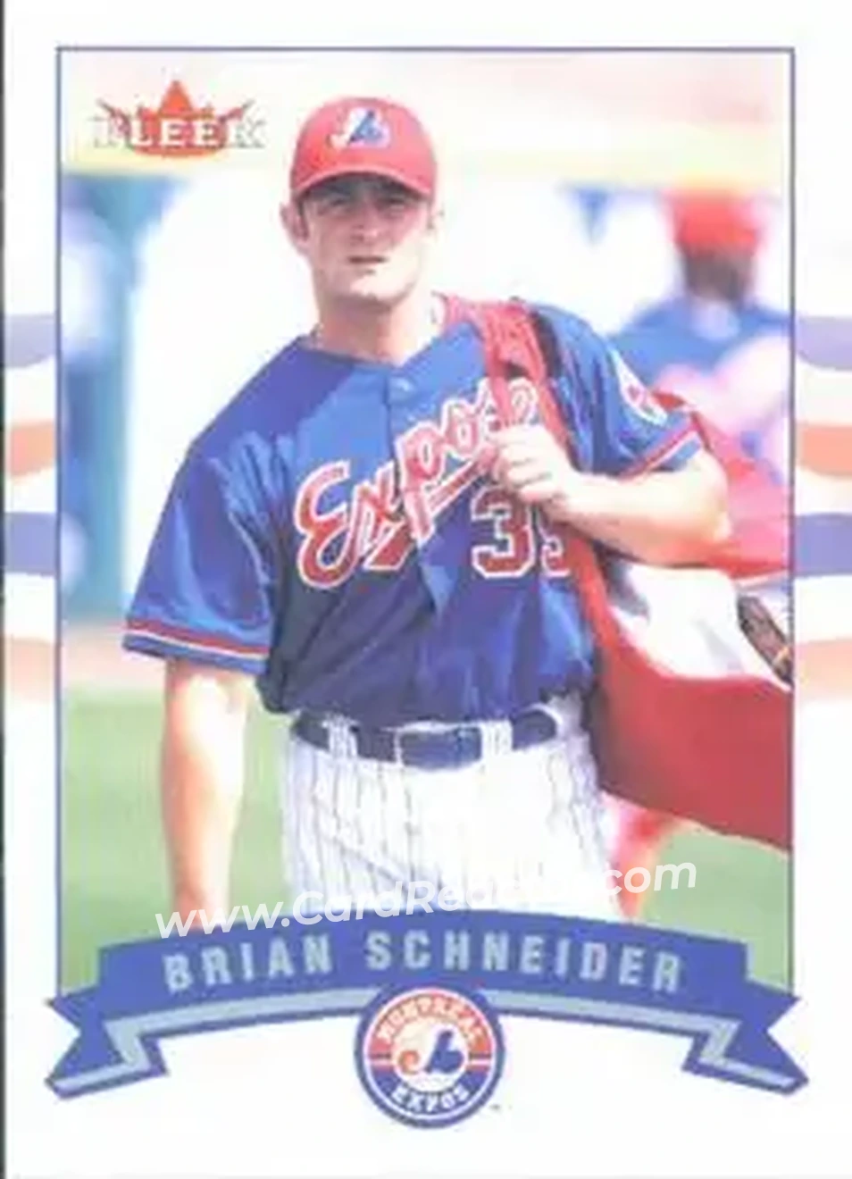 2002 Fleer #84 - Brian Schneider - Montreal Expos - Front 2002 Fleer #84 - Brian Schneider - Montreal Expos - Front