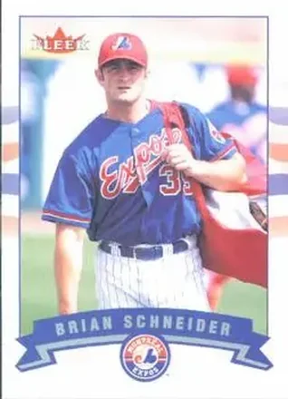 2002 Fleer #84 - Brian Schneider - Montreal Expos