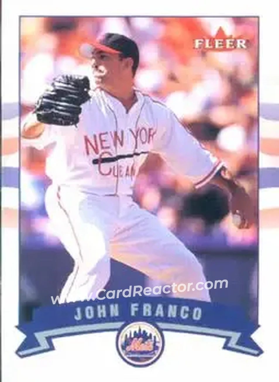 2002 Fleer #85 - John Franco - New York Mets - Front