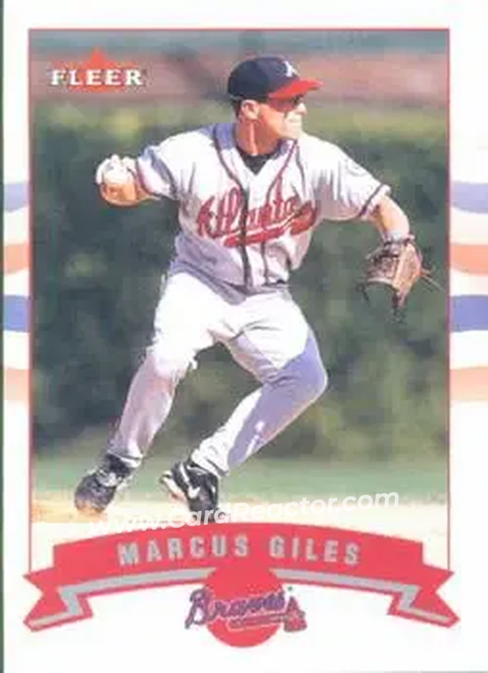 2002 Fleer #89 - Marcus Giles - Atlanta Braves - Front 2002 Fleer #89 - Marcus Giles - Atlanta Braves - Front