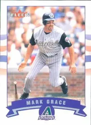 2002 Fleer #92 - Mark Grace - Arizona Diamondbacks