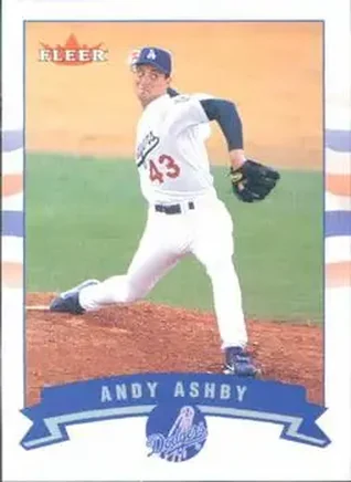 2002 Fleer #93 - Andy Ashby - Los Angeles Dodgers