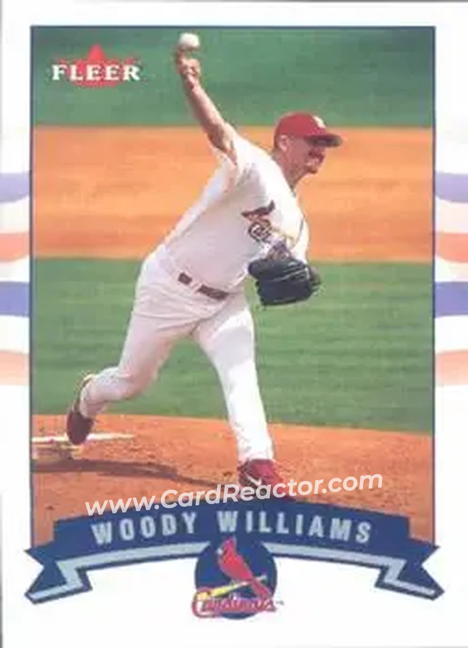 2002 Fleer #94 - Woody Williams - St. Louis Cardinals - Front 2002 Fleer #94 - Woody Williams - St. Louis Cardinals - Front