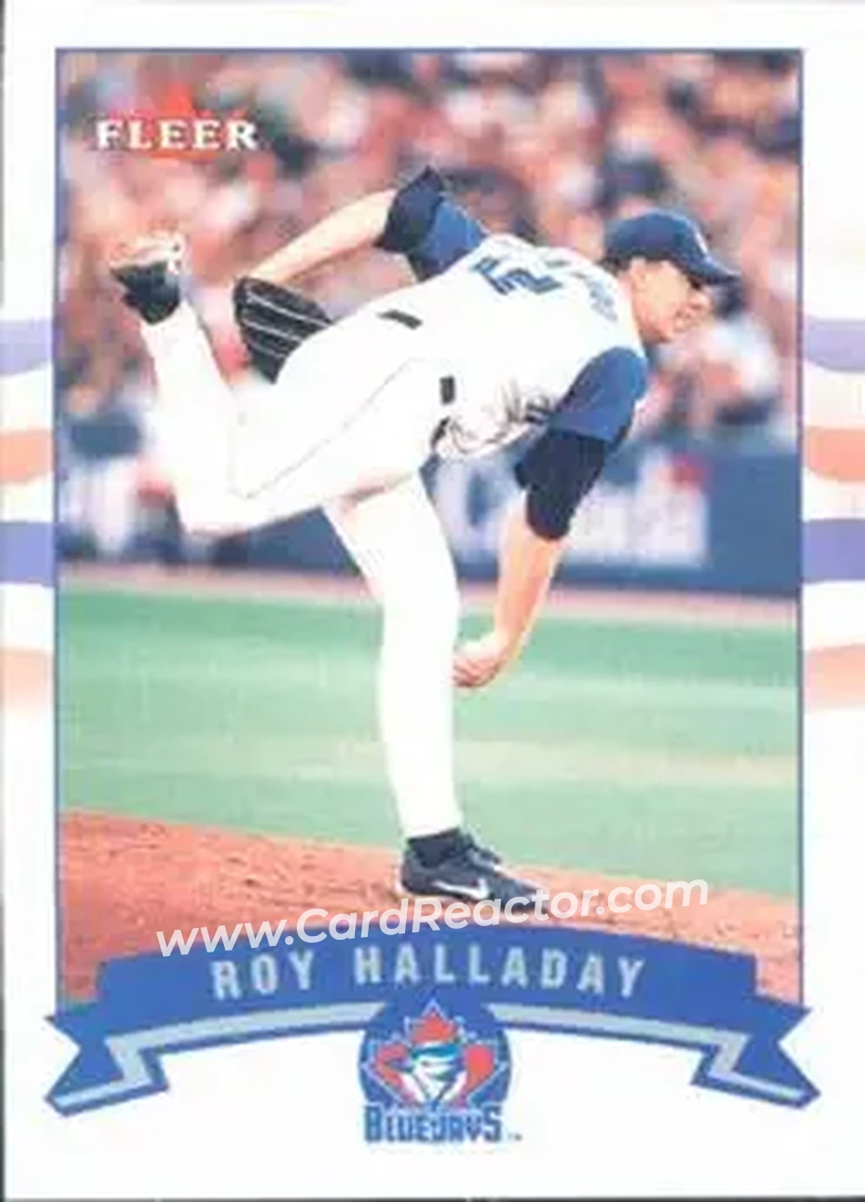 2002 Fleer #96 - Roy Halladay - Toronto Blue Jays - Front 2002 Fleer #96 - Roy Halladay - Toronto Blue Jays - Front