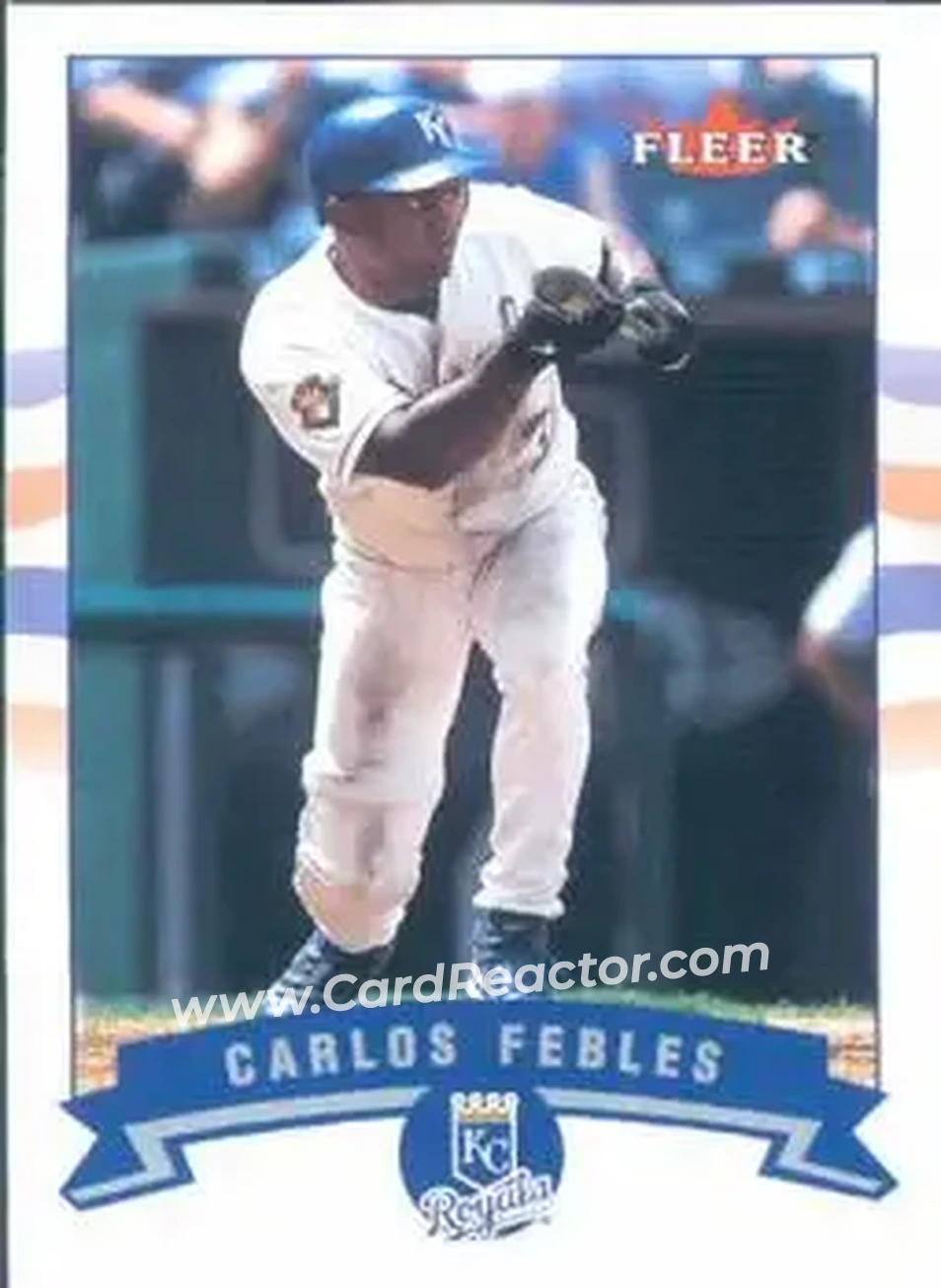 2002 Fleer #100 - Carlos Febles - Kansas City Royals - Front 2002 Fleer #100 - Carlos Febles - Kansas City Royals - Front