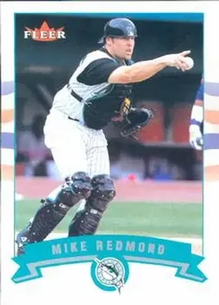 2002 Fleer #102 - Mike Redmond - Florida Marlins