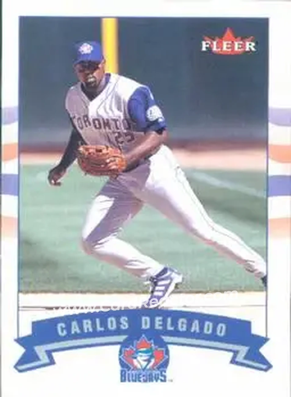 2002 Fleer #106 - Carlos Delgado - Toronto Blue Jays - Front 2002 Fleer #106 - Carlos Delgado - Toronto Blue Jays - Front