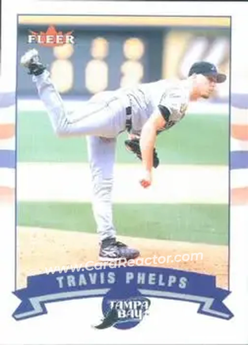 2002 Fleer #112 - Travis Phelps - Tampa Bay Devil Rays - Front