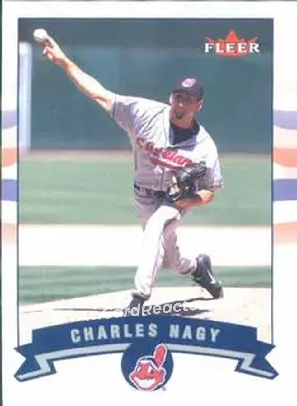 2002 Fleer #117 - Charles Nagy - Cleveland Indians - Front