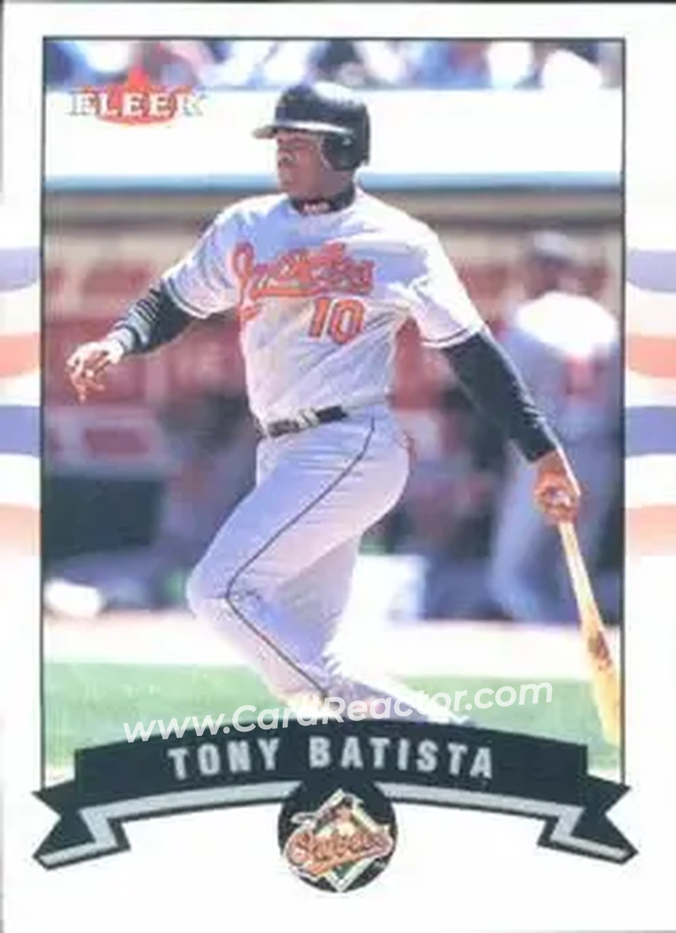 2002 Fleer #118 - Tony Batista - Baltimore Orioles - Front