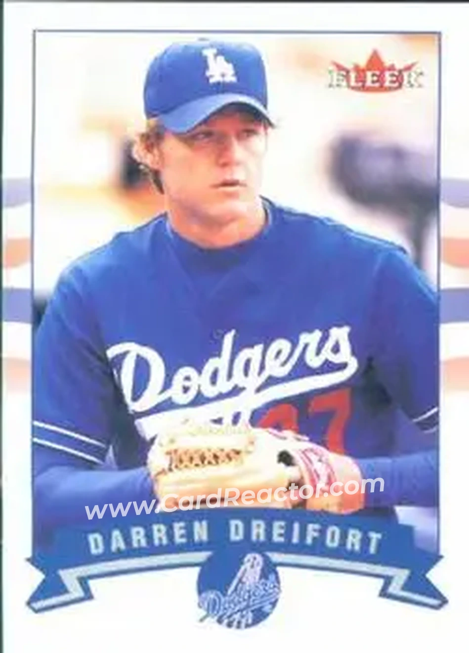 2002 Fleer #120 - Darren Dreifort - Los Angeles Dodgers - Front