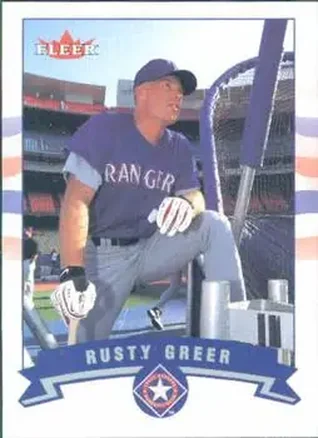 2002 Fleer #123 - Rusty Greer - Texas Rangers