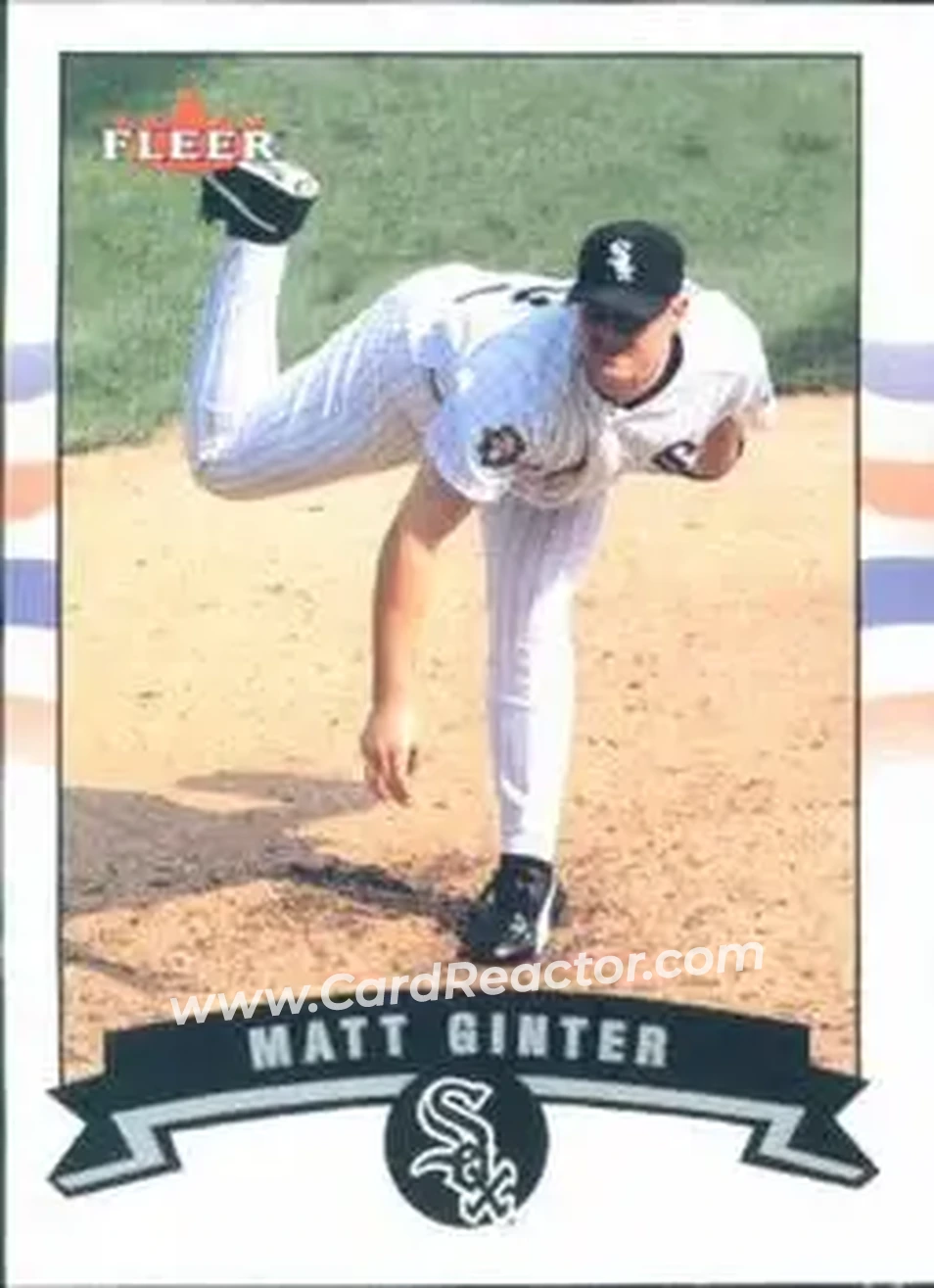 2002 Fleer #126 - Matt Ginter - Chicago White Sox - Front