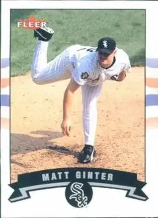 2002 Fleer #126 - Matt Ginter - Chicago White Sox
