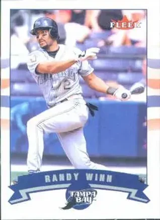 2002 Fleer #129 - Randy Winn - Tampa Bay Devil Rays