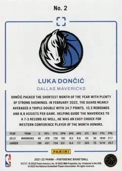 Back of Luka Dončić