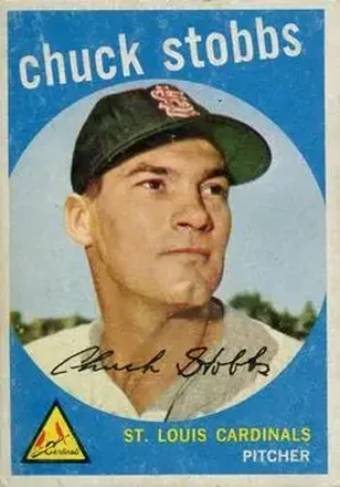 1959 Topps Venezuelan #26 - Chuck Stobbs - St. Louis Cardinals