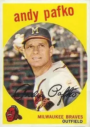 1959 Topps Venezuelan #27 - Andy Pafko - Milwaukee Braves