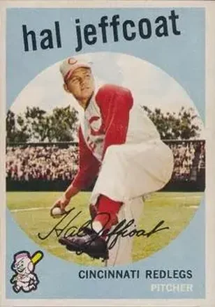 1959 Topps Venezuelan #81 - Hal Jeffcoat - Cincinnati Redlegs