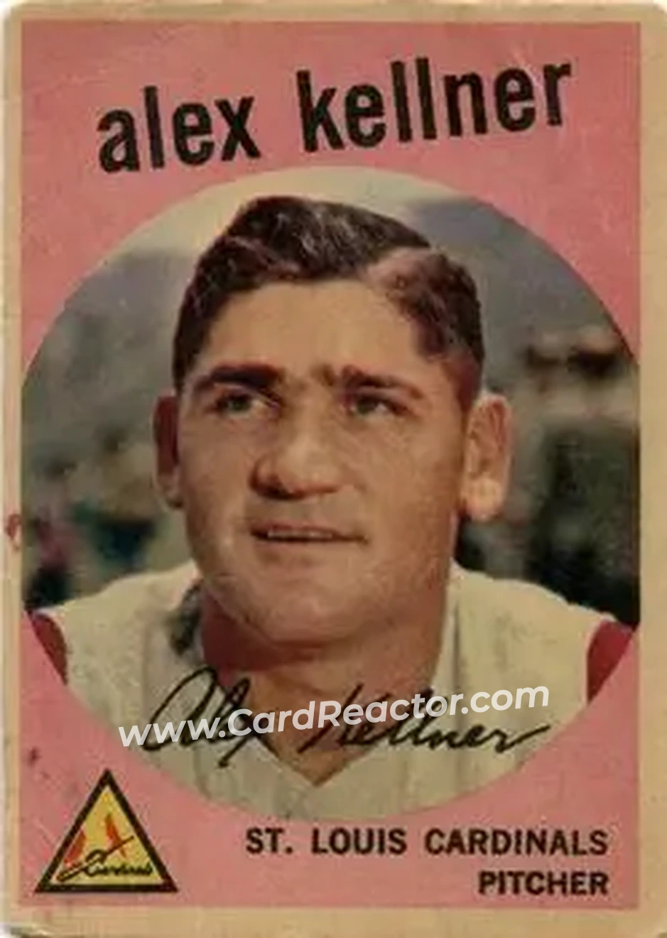 1959 Topps Venezuelan #101 - Alex Kellner - St. Louis Cardinals - Front 1959 Topps Venezuelan #101 - Alex Kellner - St. Louis Cardinals - Front