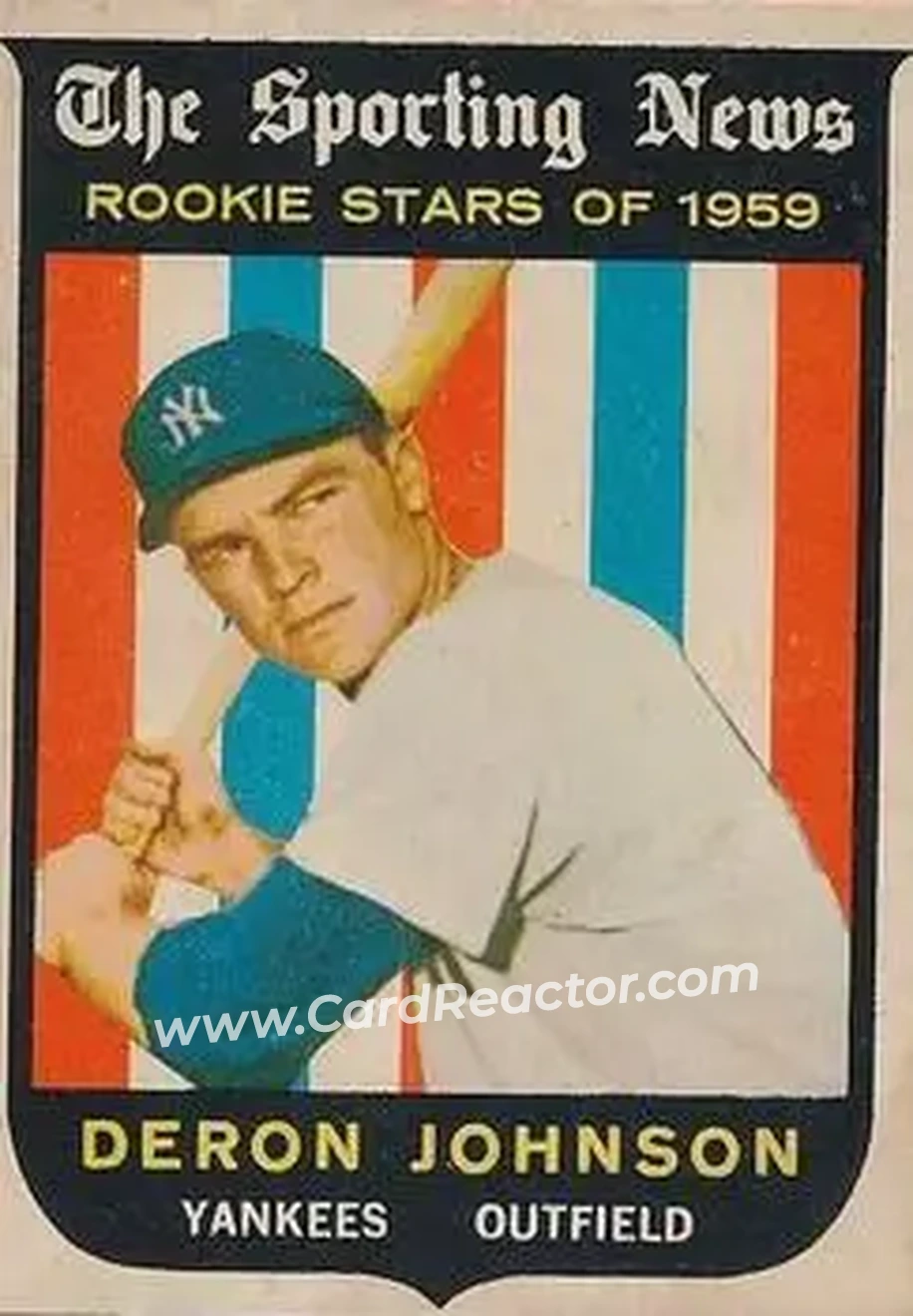 1959 Topps Venezuelan #131 - Deron Johnson - New York Yankees - Front
