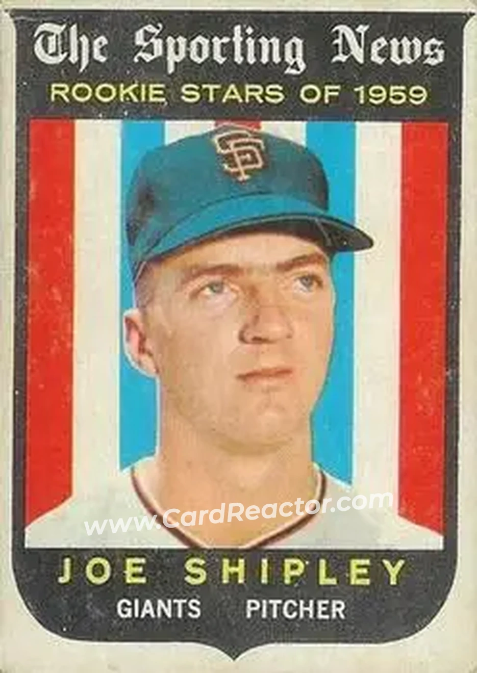 1959 Topps Venezuelan #141 - Joe Shipley - San Francisco Giants - Front 1959 Topps Venezuelan #141 - Joe Shipley - San Francisco Giants - Front