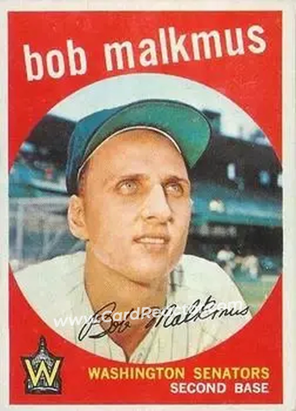 1959 Topps Venezuelan #151 - Bob Malkmus - Washington Senators - Front