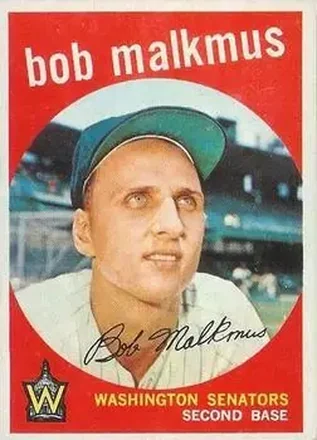 1959 Topps Venezuelan #151 - Bob Malkmus - Washington Senators