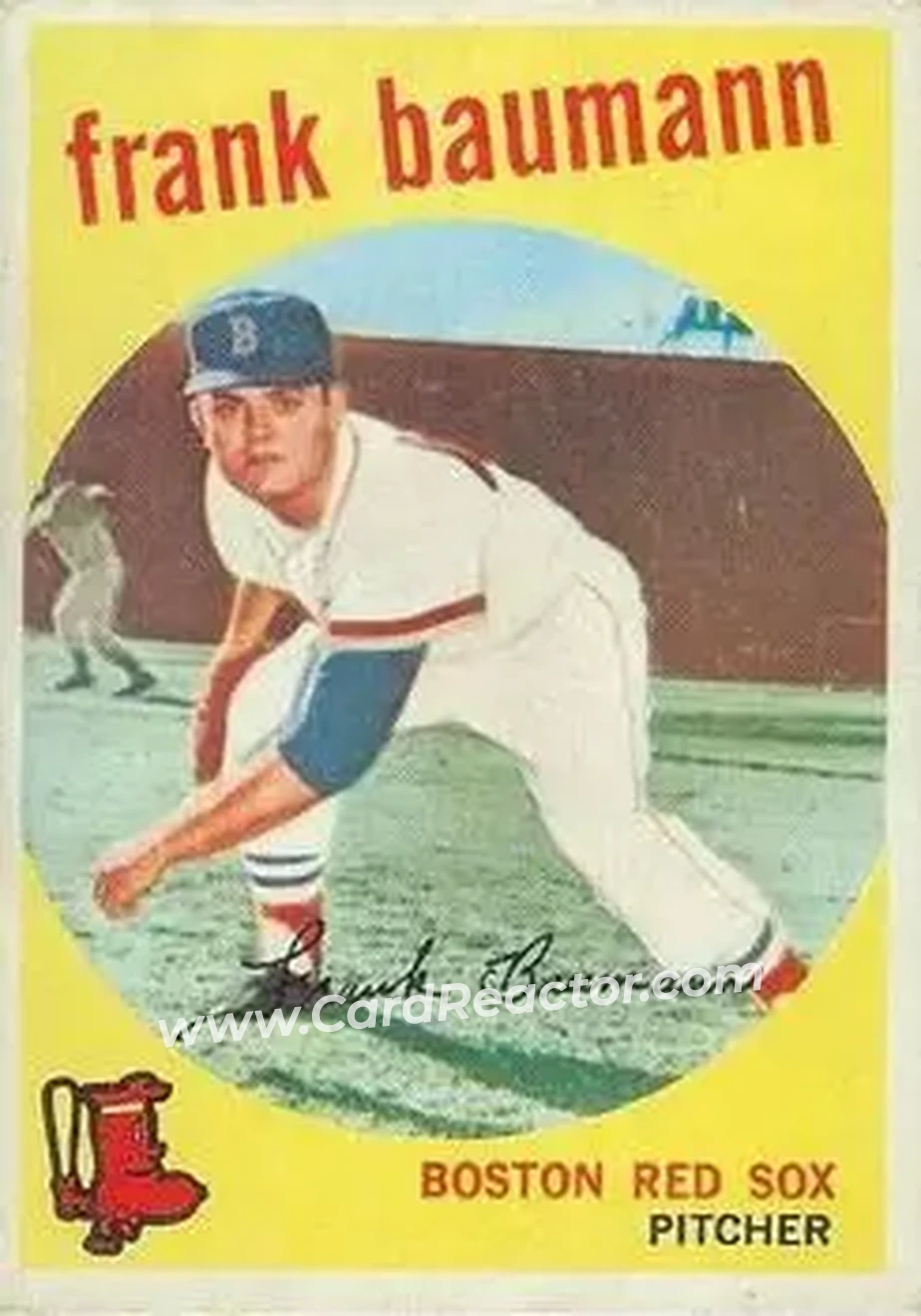 1959 Topps Venezuelan #161 - Frank Baumann - Boston Red Sox - Front 1959 Topps Venezuelan #161 - Frank Baumann - Boston Red Sox - Front