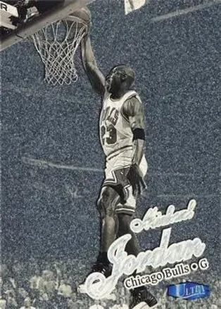 1997-98 Ultra - Platinum Medallion #23P - Michael Jordan - Chicago Bulls