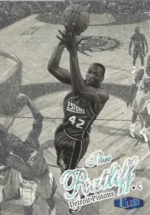 1997-98 Ultra - Platinum Medallion #27P - Theo Ratliff - Detroit Pistons 1997-98 Ultra - Platinum Medallion #27P - Theo Ratliff - Detroit Pistons