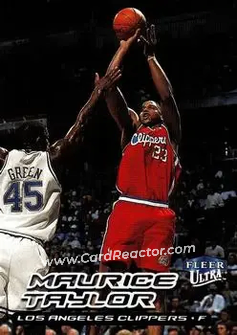 1999-00 Ultra #103 - Maurice Taylor - Los Angeles Clippers - Front 1999-00 Ultra #103 - Maurice Taylor - Los Angeles Clippers - Front