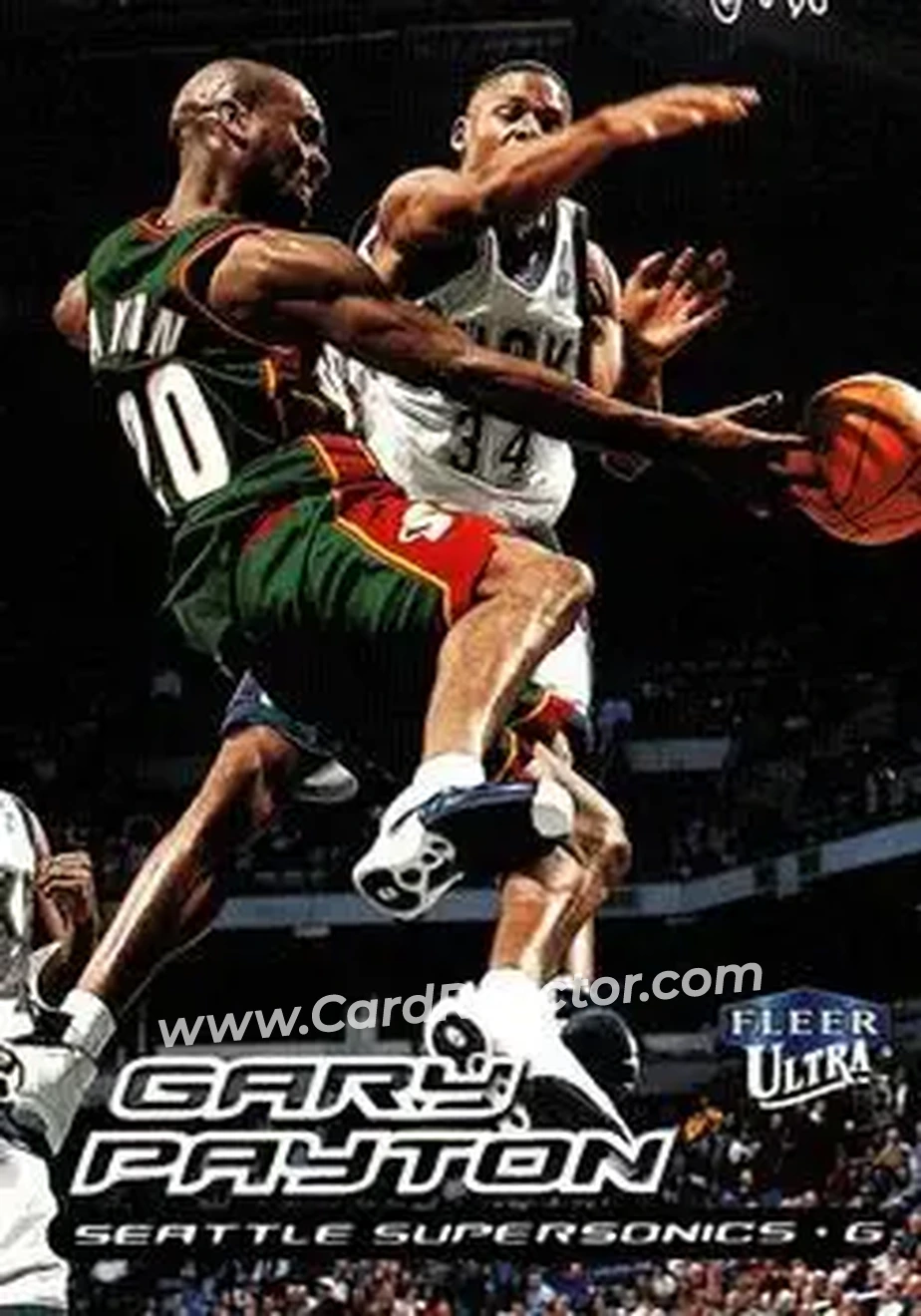 1999-00 Ultra #104 - Gary Payton - Seattle SuperSonics - Front