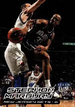 1999-00 Ultra #110 - Stephon Marbury - New Jersey Nets 1999-00 Ultra #110 - Stephon Marbury - New Jersey Nets