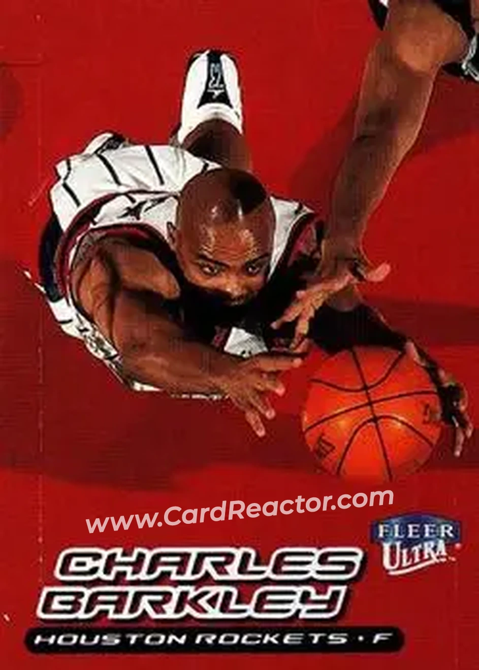 1999-00 Ultra #114 - Charles Barkley - Houston Rockets - Front