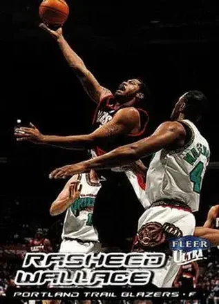 1999-00 Ultra #118 - Rasheed Wallace - Portland Trail Blazers 1999-00 Ultra #118 - Rasheed Wallace - Portland Trail Blazers